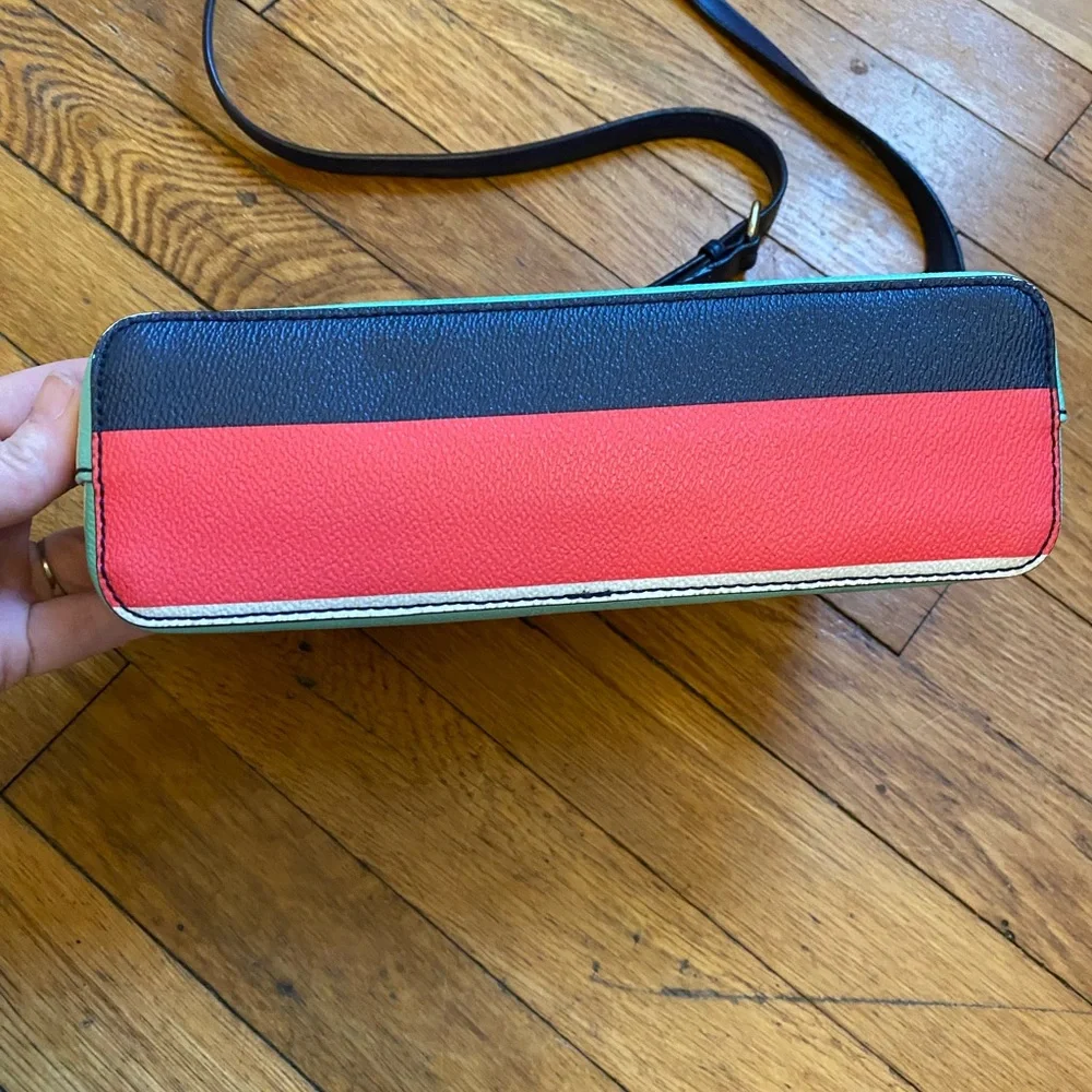 KATE SPADE Wellesley Hanna Stripe Crossbody Shoulder Purse Handbag Multicolor